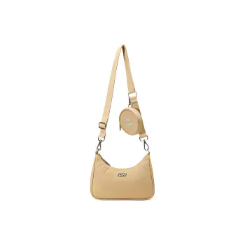 Skechers LeSportsac Collaboration Fabric Shoulder Bag, Crossbody Bag Regular Unisex Beige Umber