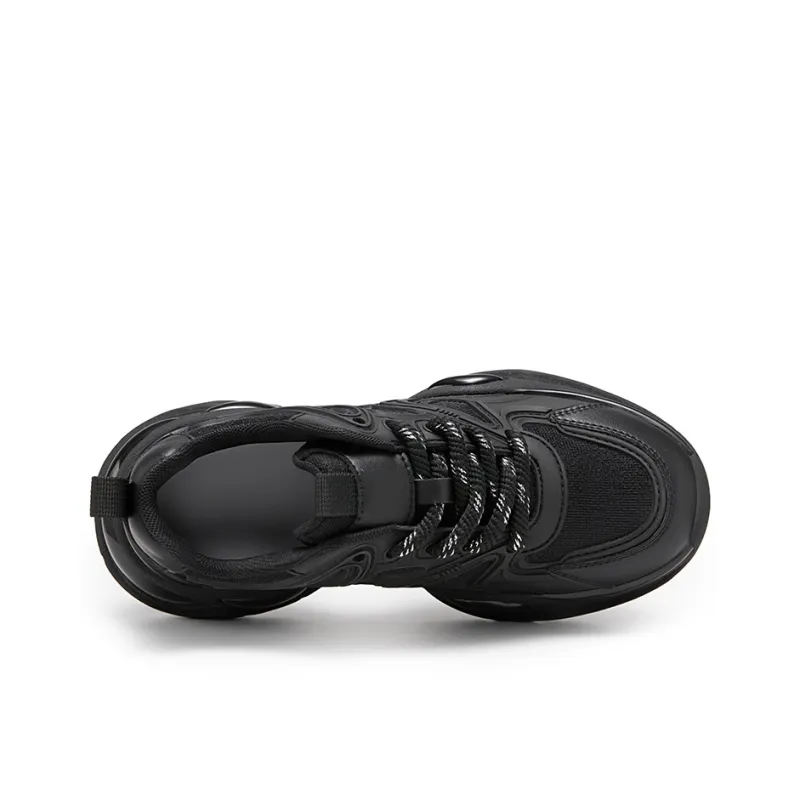 C°BANNER Height Increasing Wear-Resistant Breathable Slip-Resistant Low-Top Chunky Sneakers Women's-4