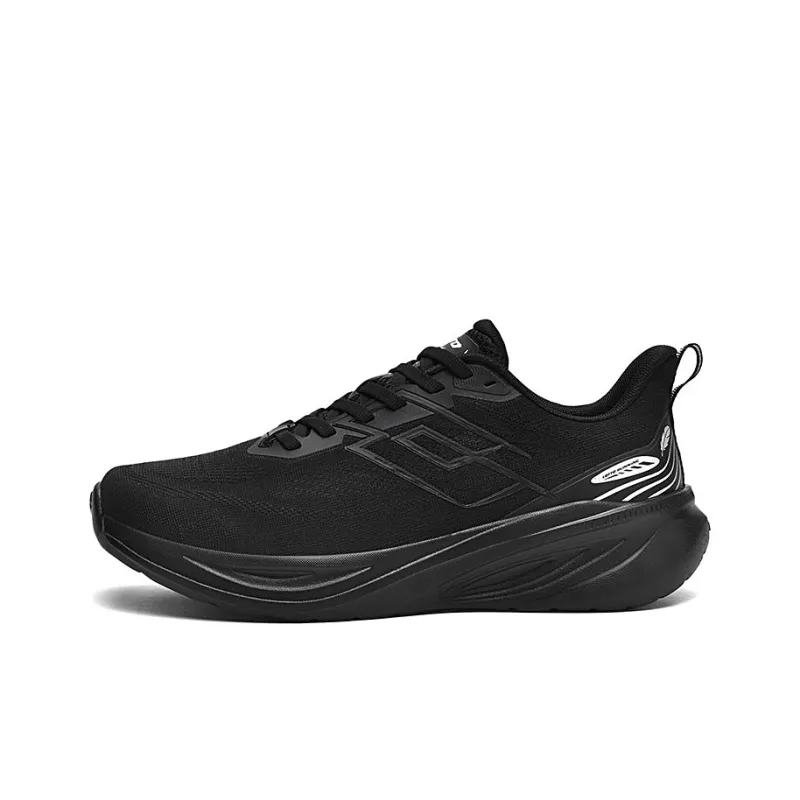 LOTTO Cushioning, Breathable, Lightweight, Rebound Low Top Running Shoes Men's Black-0