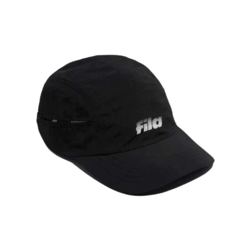 FILA Nylon Baseball Caps Unisex Black-4