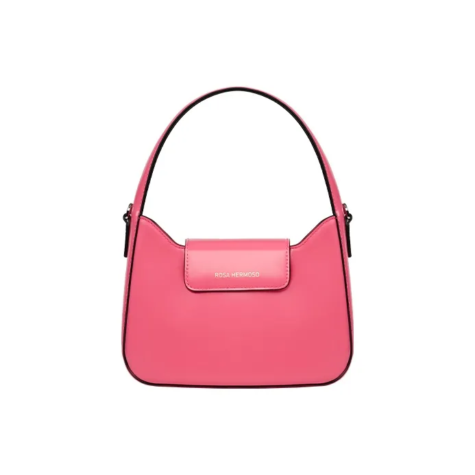 ROSA HERMOSO Vintage Design Smooth Line Cow Leather Shoulder Bag Crossbody Bag Handbag Candy Box Bag Women's-11