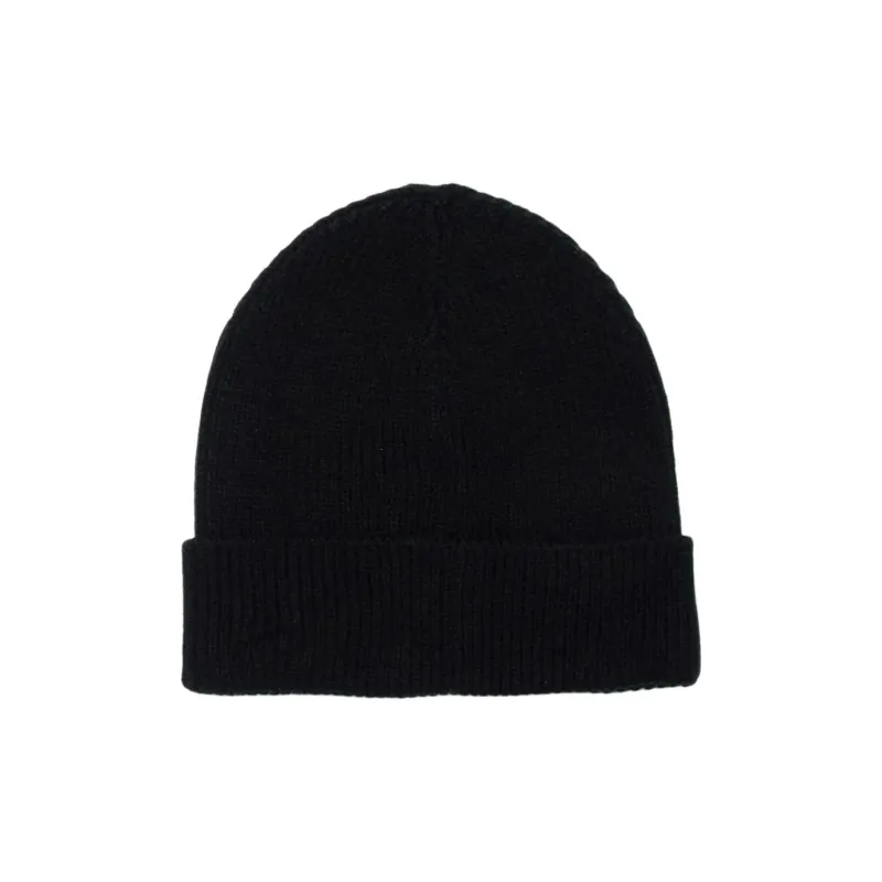 DIESEL Logo Embroidered Turn-Up Hem Beanie-1