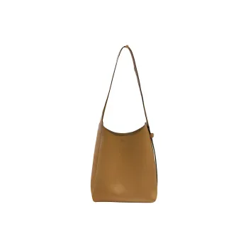 TORY BURCH Romy Cow Leather Shoulder Bag Trumpets Women's Tiramisu