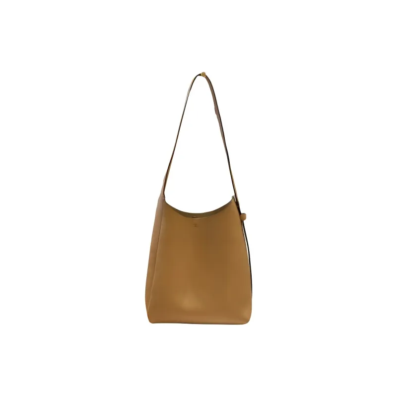 TORY BURCH Romy Cow Leather Shoulder Bag Trumpets Women's Tiramisu-0