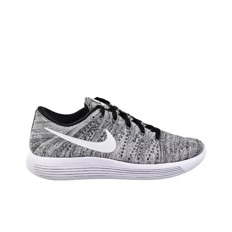 Nike LunarEpic Flyknit Abrasion Resistant Low Top Casual Running Shoes Women's Light Gray-1