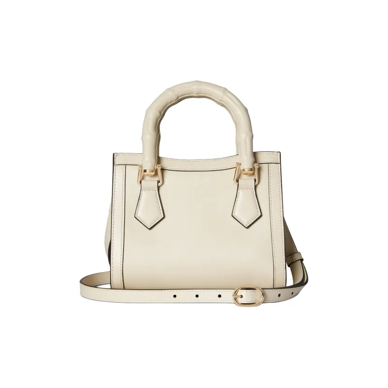GUCCI Diana Leather Tote Bag Shopping Bag Shoulder Bag Crossbody Bag Handbag Mini Women's Ivory-3