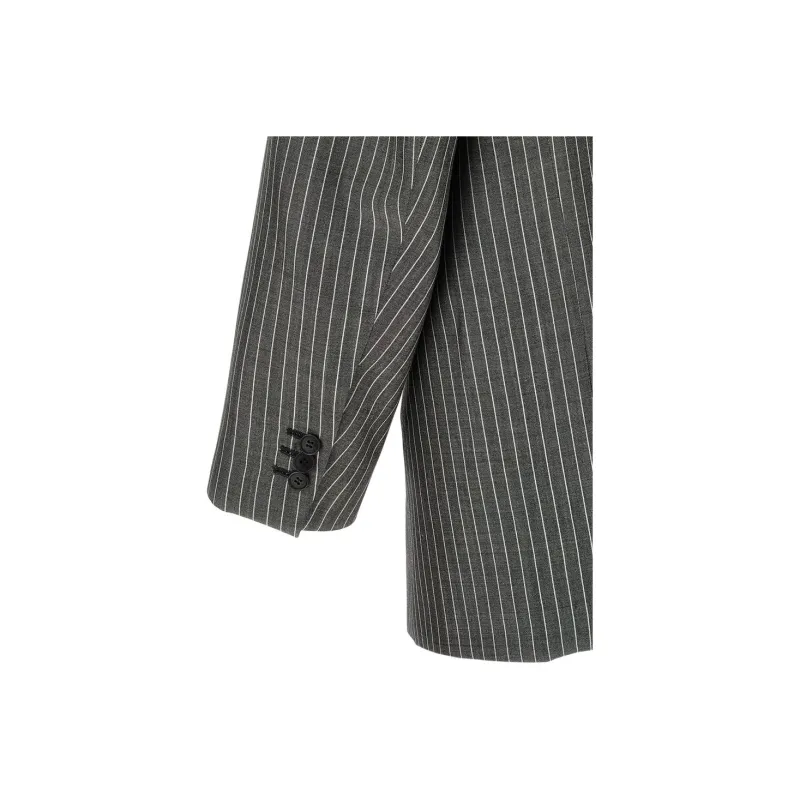 HED MAYNER Pinstripe Double breasted Blazer-2
