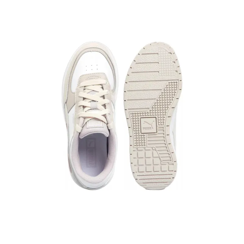 PUMA Cali Dream Anti Slip Wear Resistant Low Top Skateboard Shoes Women's Ecru-4