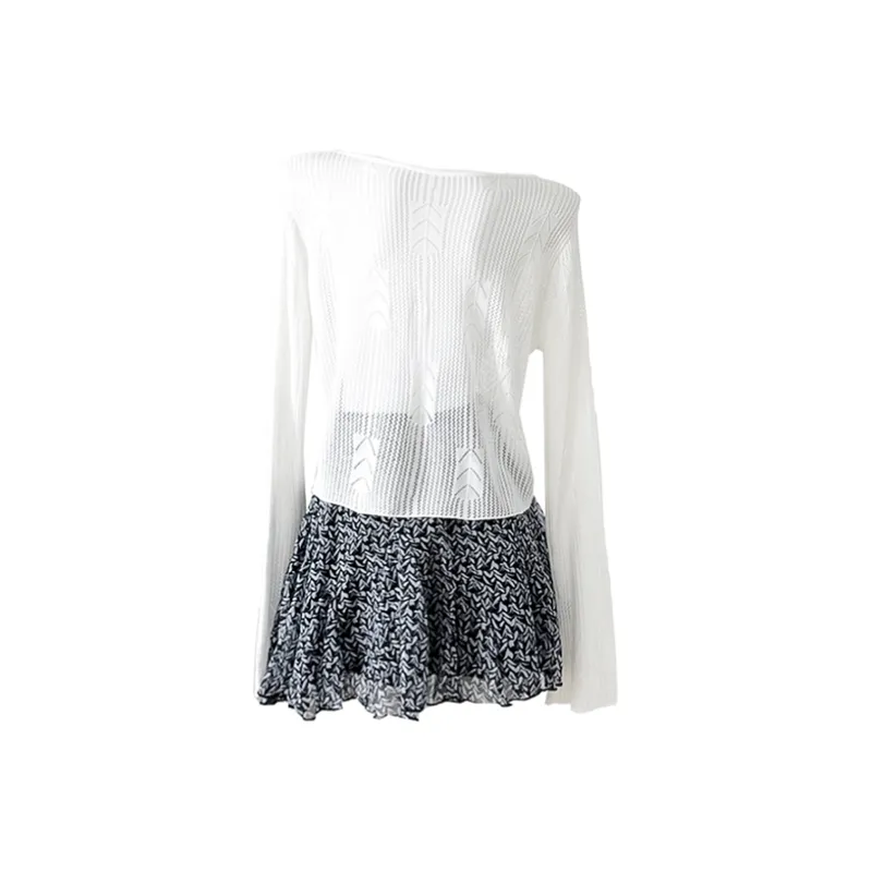 MO VOICE Two Piece Skirt Sets Women's-1