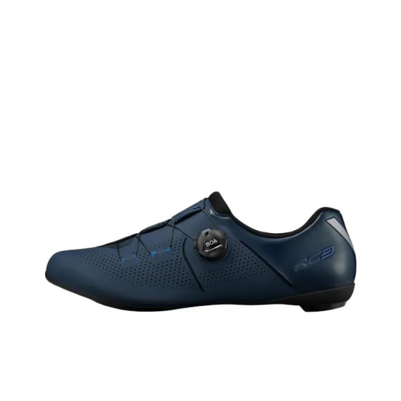 SHIMANO Wear resistant And Lightweight Low Top Cycling Shoes Men's Navy Blue-0