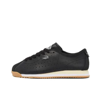 LACOSTE Anti Slip Wear Resistant Low Top Casual Shoes Women's Black