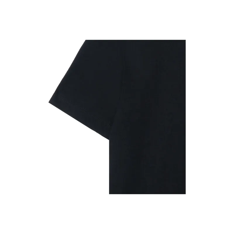 VERSACE Logo Embroidered Crewneck T Shirt-5