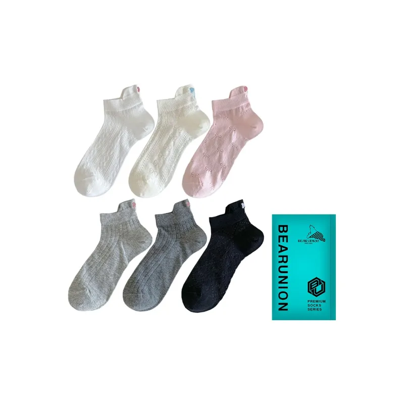BEAR UNION Ankle Socks Women's Combo Set-20