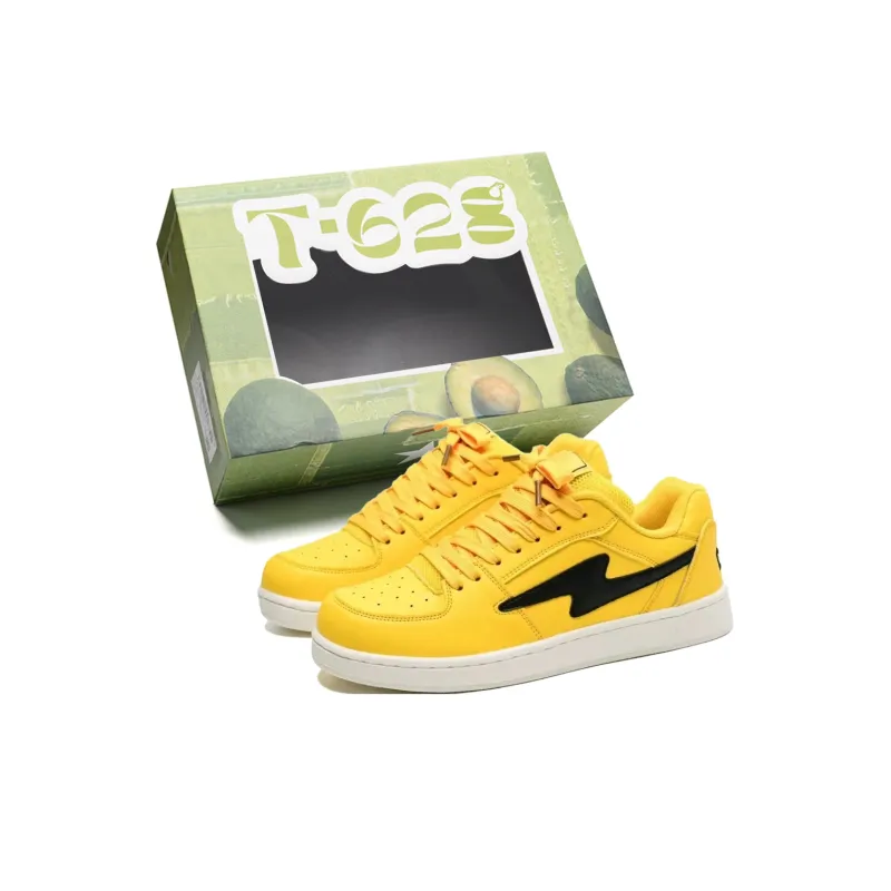 T628 Puffy Shoes Cushioned Wear-Resistant Lightweight Breathable Slip-Resistant Low-Top Skateboard Shoes Unisex-149