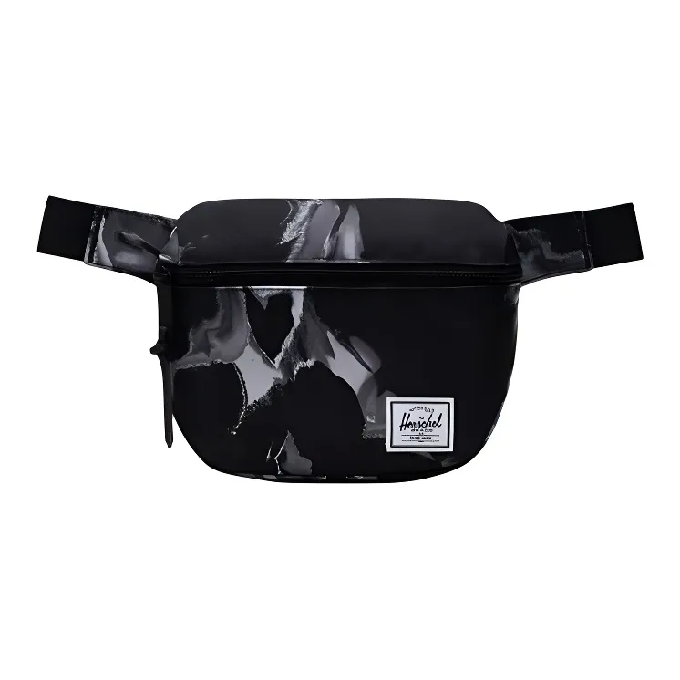Herschel Polyester Fanny Pack Unisex Dye Wash Black-0