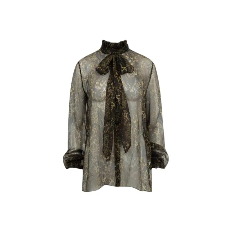 SAINT LAURENT Shirt Women's Black-0