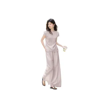 XWI Casual Suits Women's Linen Pink