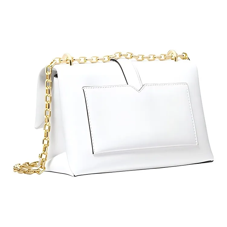 MICHAEL KORS MICHAEL KORS Handbag Collection Cece Leather Shoulder Bag, Crossbody Bag Medium Size Women's White-2