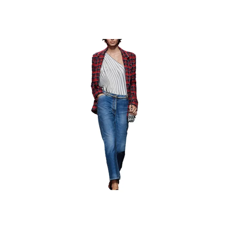 CHANEL 24 Spring And Summer Jackets Coats Women's Red-0