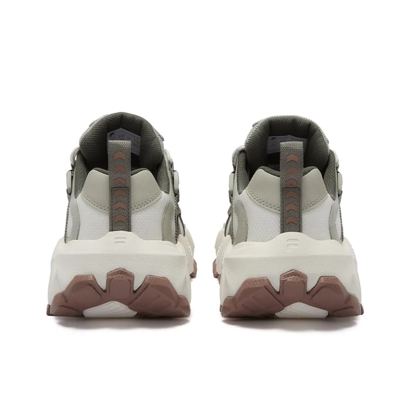 FILA FUSION EXOCET Mountains Shoes Anti-Slip Wear-Resistant Low-Top Casual Shoes Men's White Gray-6