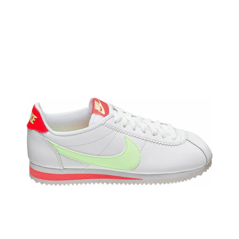 Nike Classic Cortez Leather 'Volt Flash Crimson' Women's-1