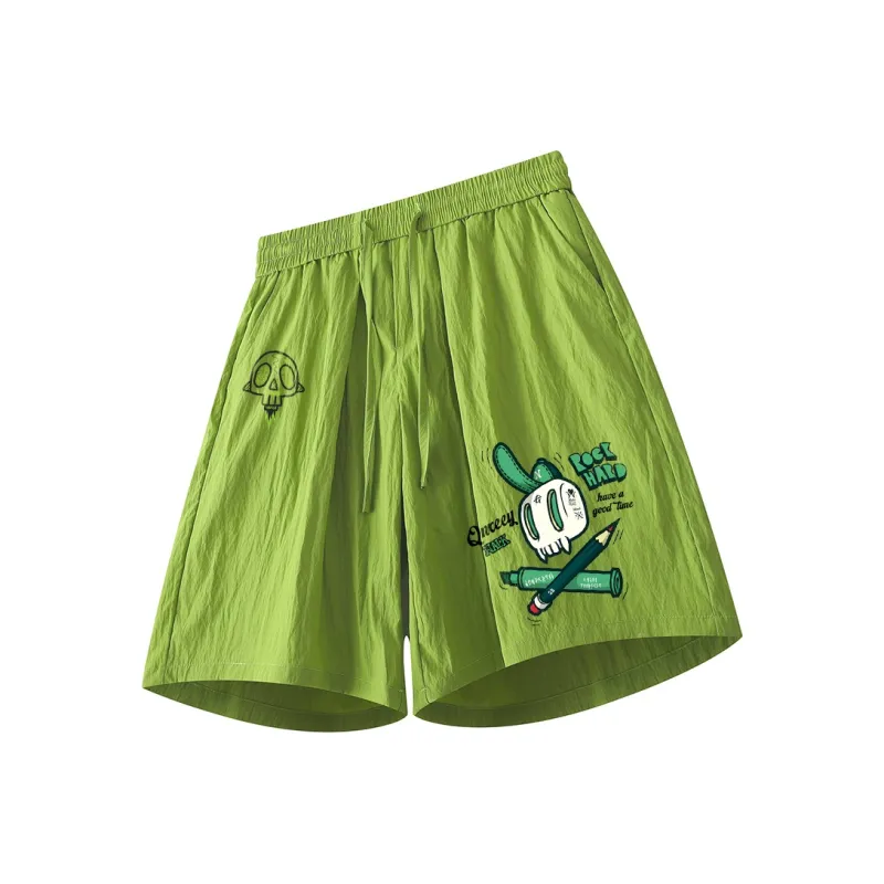 Qnxeey Casual Shorts Unisex-14