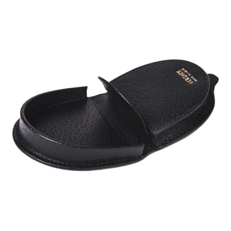 FANSIZHE Leather Clutch Unisex Black-5