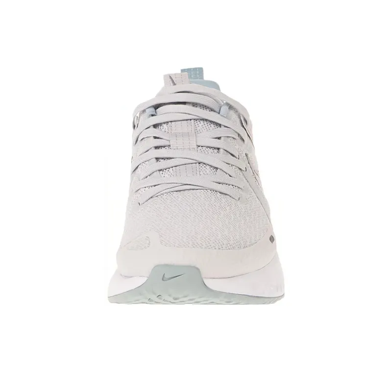 Nike Legend React 2 Abrasion Resistant Breathable Low Top Running Shoes Women's Beige-3