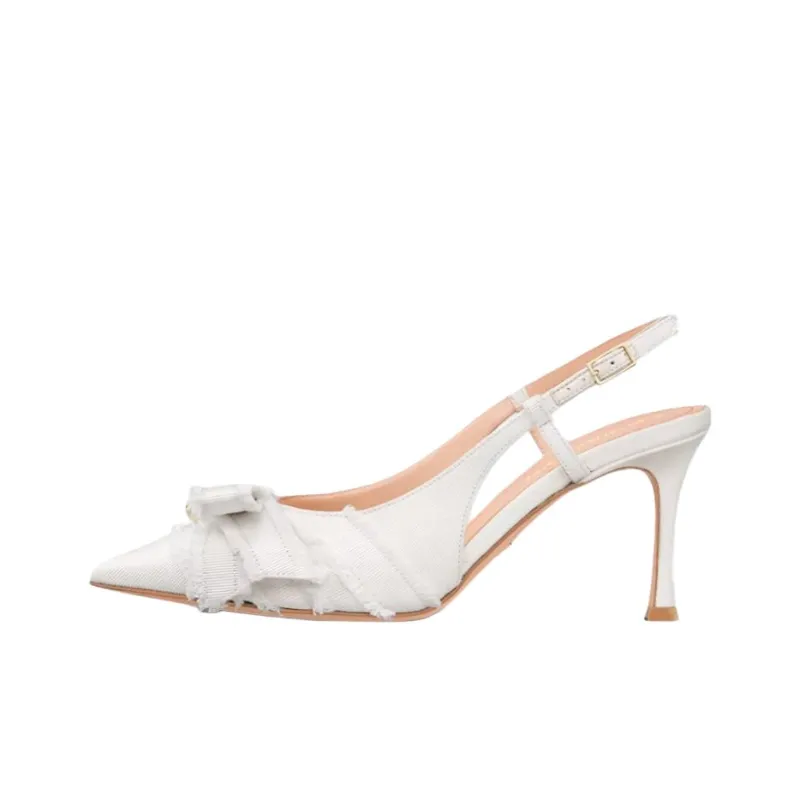 DIOR Adiorable Slim Heel High Heels 8cm Women's White-0