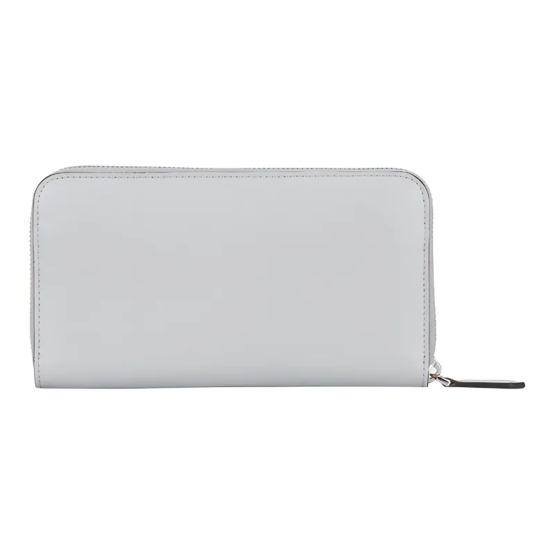 FENDI Leather Wallet Regular Women's Light Gray-1