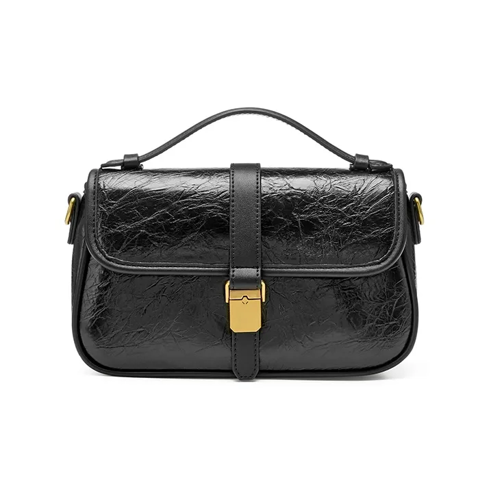 JOSINY PU Shoulder Bag, Crossbody Bag Regular Women's Black/Brown-0