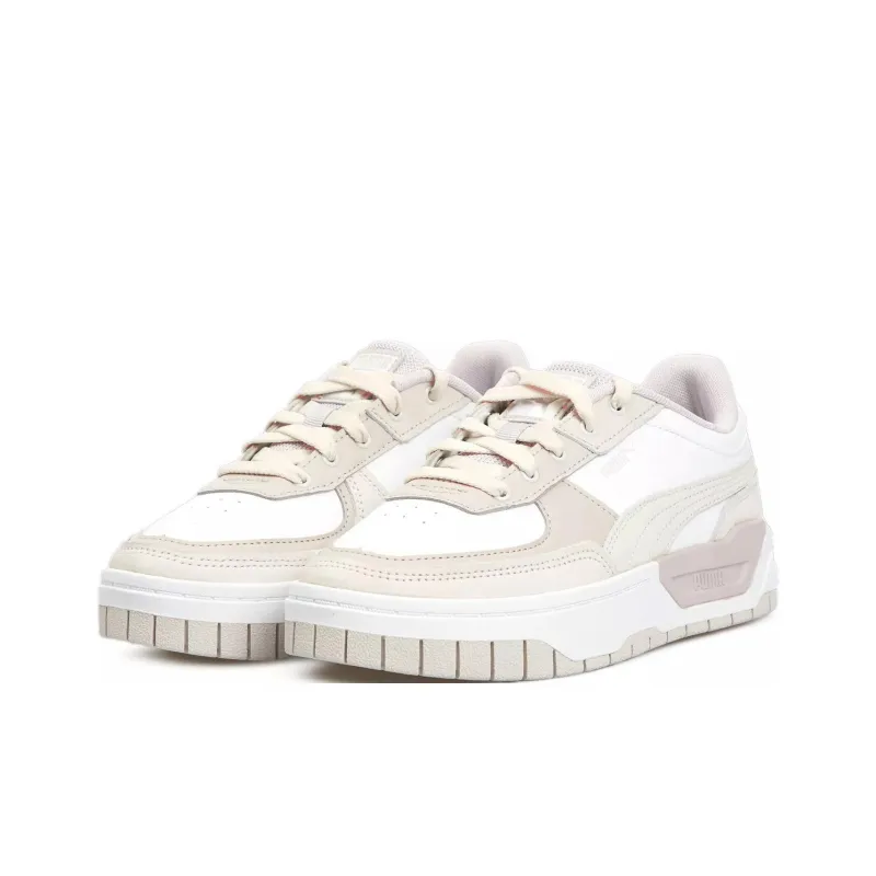 PUMA Cali Dream Anti Slip Wear Resistant Low Top Skateboard Shoes Women's Ecru-2