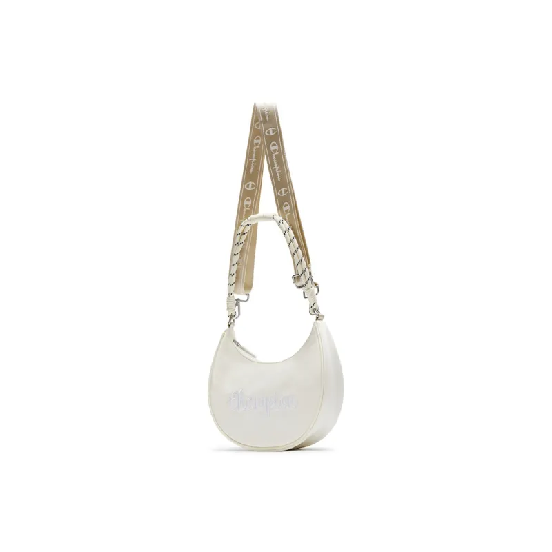 Champion Fabric Crossbody Bag Regular Unisex Pitch Black/Light Blue/Black/Ecru/Silver White 25/Plaid Denim 25-11