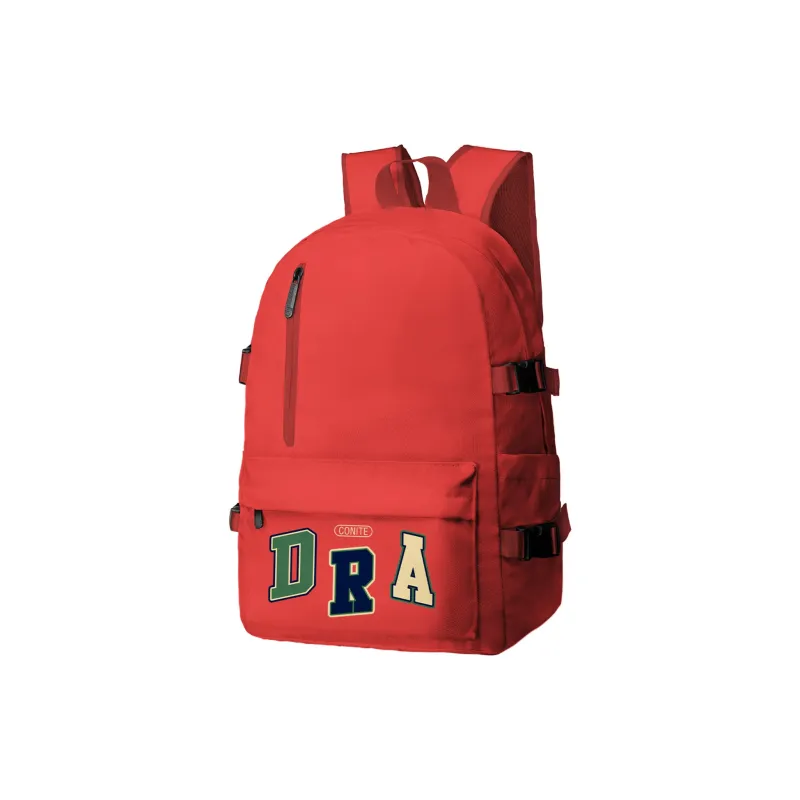 DRACONITE Polyester Backpack Unisex Red-6
