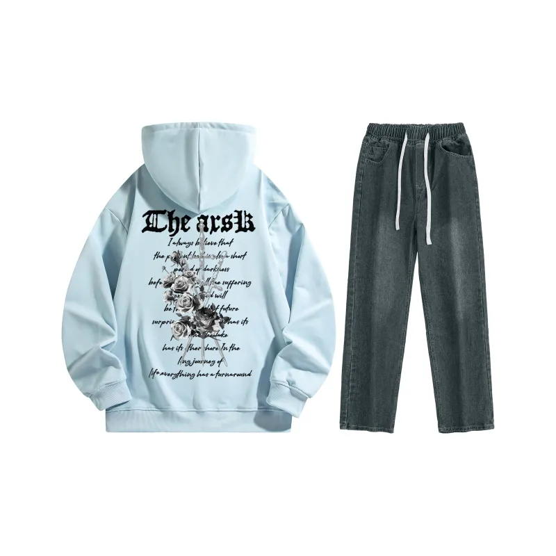 A.X.S.K Sweatshirt Sets Unisex-277