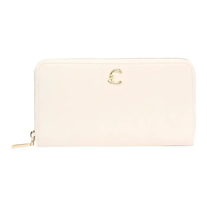 COCCINELLE C me Leather Wallet Women's White-0