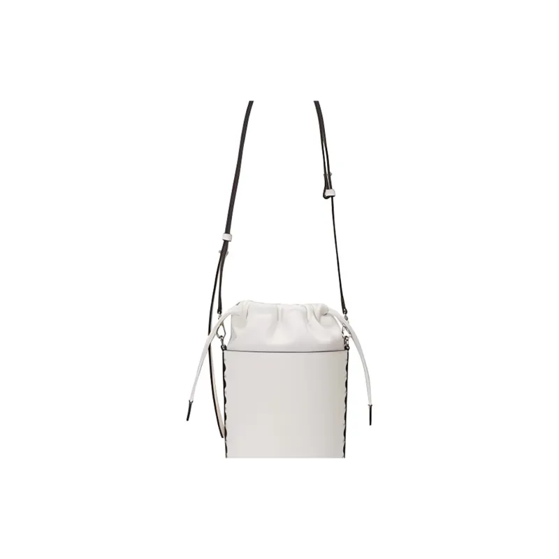 ORYANY Cow Leather Patchwork With Sheepskin Shoulder Bag Crossbody Bag Women's Cloud White-4