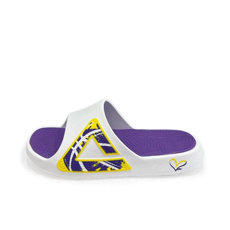 PEAK Tai Ji1.0 Totem Graffiti Slip-Resistant Abrasion-Resistant Slide Slippers Unisex-17