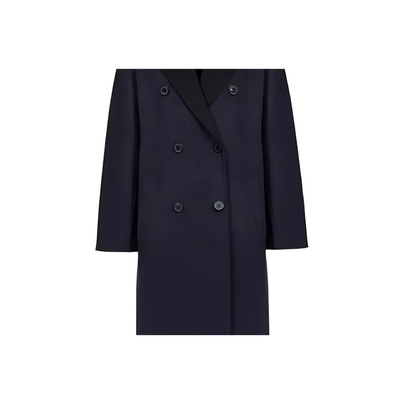 EMPORIO ARMANI Coats Women's Navy Blue-5