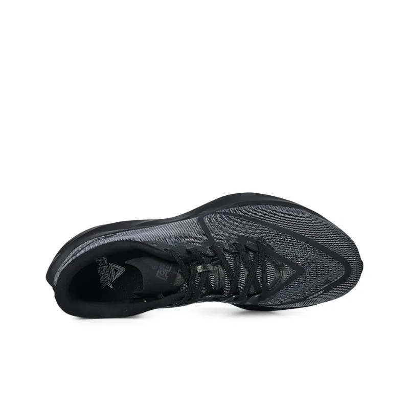 PEAK Running Shoes Men's All Black-3