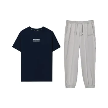 Skechers x Chinatown Market Basic Activity Series Casual Sportswear Men's 2 Piece Set