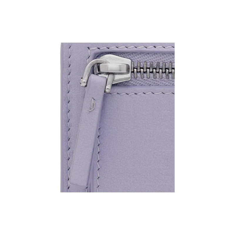 Givenchy Cow Leather Wallet Mini Women's Purple-4