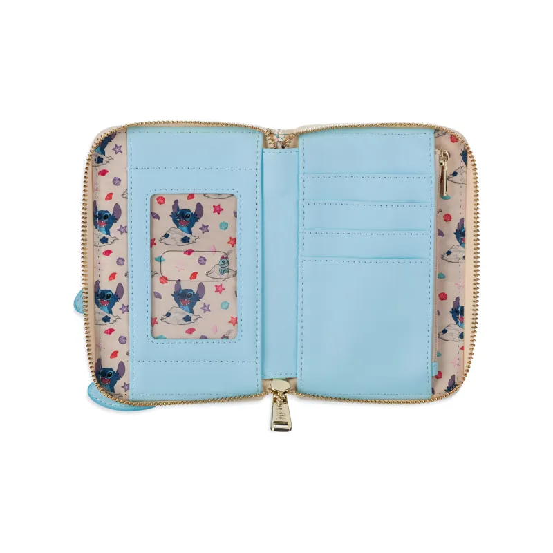 Disney Polyurethane Wallet Unisex Blue-1