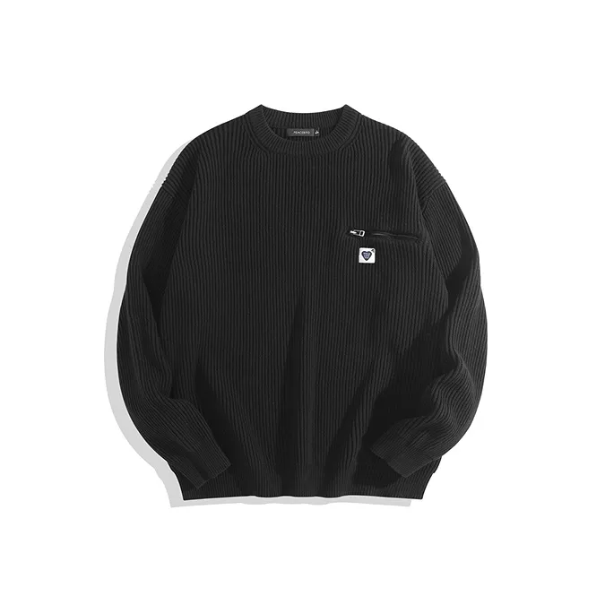 PEACEBIRD MEN Casual Sweater Unisex-0