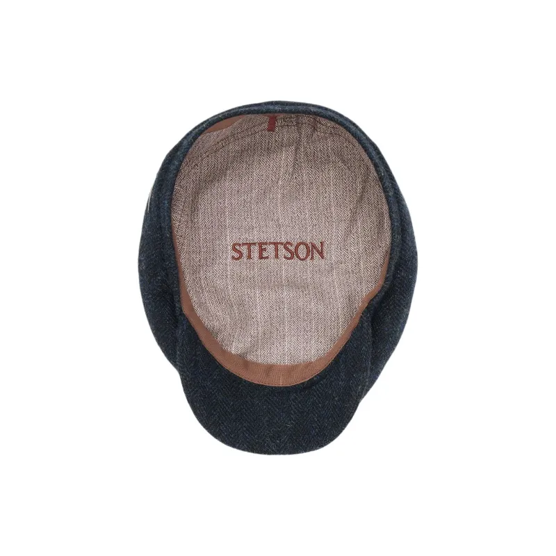 STETSON Wool Cotton Berets Unisex Navy-3