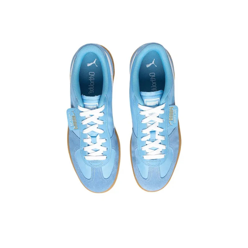 PUMA Palermo Anti Slip Wear Resistant Low Top Skateboard Shoes Unisex Blue-3