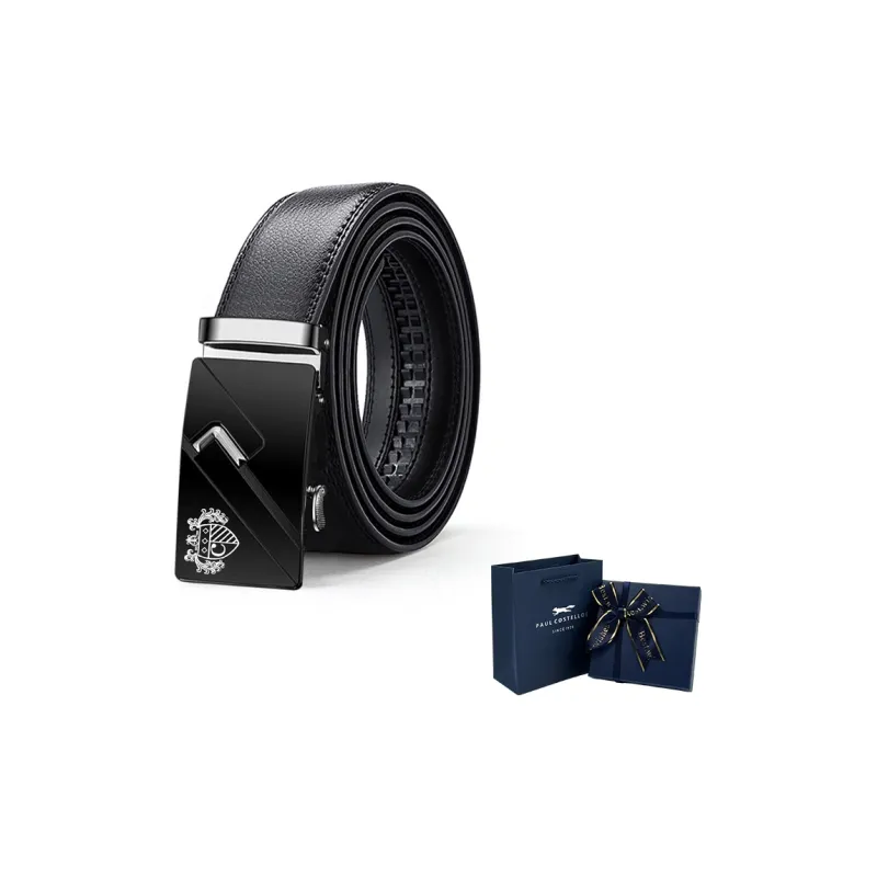PAUL COSTELLOE Split Cow Leather Cow Split Leather Belts Unisex 3.5cm-8