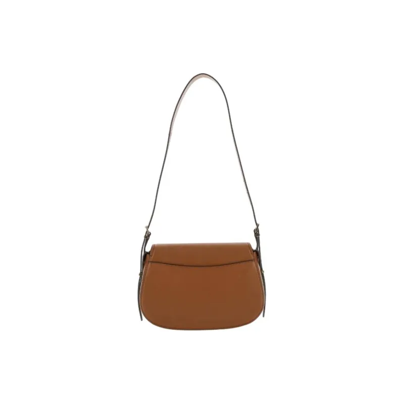 MICHAEL KORS Calfskin Shoulder Bag Women's Brown-3