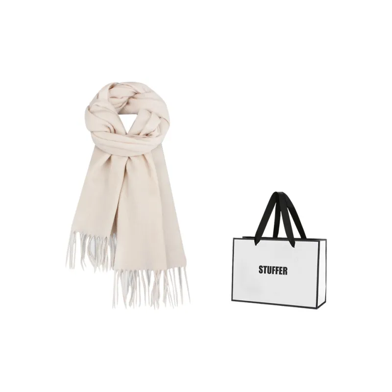 STUFFER 100% Wool Knit Scarves Unisex-4