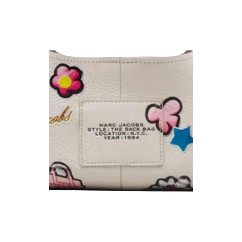 MARC JACOBS Cow Leather Handbag Mini Unisex White-4